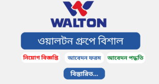 ওয়ালটন গ্রুপ নিয়োগ বিজ্ঞপ্তি ২০২৫-Walton Group Job Circular 2025